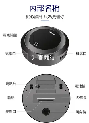 一鍵啓動掃地機器人 懶人家居必備掃地機 防撞防跌趴趴走（2色任選） (2.8折)