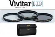 3-PC Hi Def (UV PL & ND8) Filter Kit For Sony DSC-RX10 M2 II DSC-RX10
