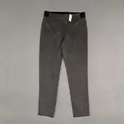 Talbots Pants Womens PS Gray Skinny Ankle Elastic Waist Pull On Rayon Nylon New