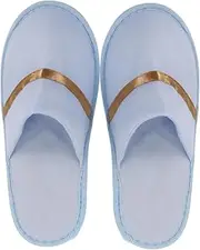 DECOMELODY 1 Pair Disposable Spa Slippers for Guests Soft and Non Slip Closed Toe Slippers for Hotel Home and Travel Ideal for Men and Women Comfortable and Convenient