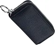 ABOOFAN Leather Key Case Wallet Multi Functional Key Organizer Pouch for Car Keys Home Use Soft Leather with Buckle Durable Stylish Key Holder for Men