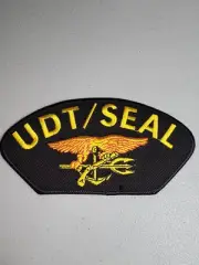 UDT Seal Embroidered Patch 6" x 3" Sew On or Iron On