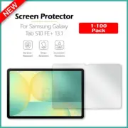 1-100 LOT LCD Ultra Clear Screen Protector for Samsung Galaxy Tab S10 FE+ 13.1