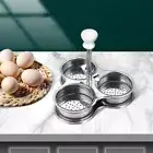 Egg Poacher Pan Stainless Steel Poached Egg Cooker Perfect Poached Egg Maker