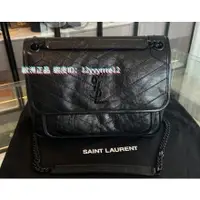 在飛比找蝦皮購物優惠-精品二手 YVES SAINT LAURENT NIKI 中