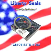 TCM 06132TB-H-BX NBR(Buna Rubber)/Carbon Steel TB-H Type Oil Seal, 75019486