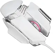 XUMIUZIY Gaming Mouse Wired, Wired Mouse Water Cooled Lighting Effect Telescopic Adjustment Macro Programming RGB, Ergonomic Gamer Laptop PC