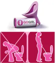 2x Go Girl Female Urination Camping Portable Reusable Urinal Urinary Device