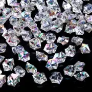 DomeStar Dazzling Clear Fake Ice Rocks, 150PCS Medium, Bright