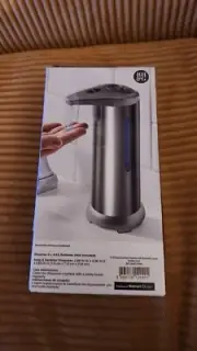 better homes and gardens hands free soap & sanitizer dispenser