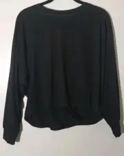 Old Navy Women's NEW Black Lightweight Open Back Active Wear Top, Small Petite.