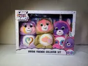 Care Bears Hoodie Friends Collector Set 2021 Unicorn Fox Pegasus 14" Plush 3PK