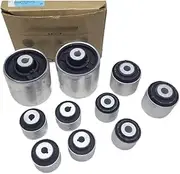 10PCS Front Control Arm Bushing Kit Compatible For Audi Q7 Q8 Q5 A8 S8 A6 S6 Compatible For Bentley Bentayga 4M0407515 4M0407181 4M0407182 4M0407183