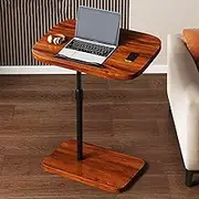 WTTTTW Portable TV Tray Table Adjustable TV Dinner Tray Tables w/Height & Tilt Angle, Folding TV Trays for Bed & Sofa, for Eating & Reading