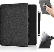 7 Inch Kindle Oasis Fabric Case (10th Generation, 2019 Release & 9th Generation, 2017 Release) Auto Wake/Sleep, Soft Case with Hand Strap and Stylus