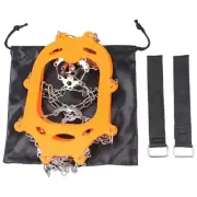 Stainless Steels Ice Spikes Ice Cleats Crampons, 23 Spikes Shoe Ice Snow Grips