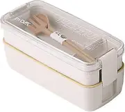 Lunch Box, Kids Lunch Box, Bento Box with Compartments, Leakproof Lunch Box, Cutlery, Durable Bento Box, Spoon and Fork, Bento for Kids and