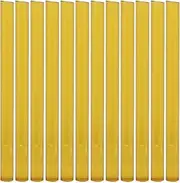 12PCS Hair Extension Glue Stick, Professional Wig Hair Extension Hot Melt Glue Adhesive Sticks, Keratin Glue Sticks for Hair Extensions, Hair Adhesive Keratin Glue Sticks, for DIY Project(Yellow)