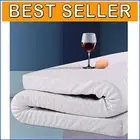Breathable King Size Cooling Gel Memory Foam Mattress Topper with Zipper Cover
