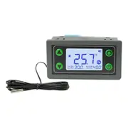 SA30 30A Thermostat Temperature Controller Digital Display Thermostat High Low Temperature Alarm Gray