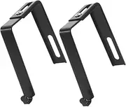 FONDOTIN Djustable s Shaped Hooks 2 Pack Cubicle Hangers Partition Clothes Hangers Modern Minimalist Hanging Organizer for Home