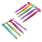 10x Ballpoint Pen Heart Star Writing Pen Butterfly Signature Pen Stationery Pen