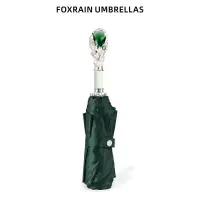 在飛比找蝦皮商城精選優惠-foxrain英式復古雨傘女折疊魔法權杖貴族傘高級感防曬兩用