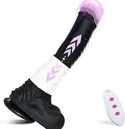 Huge Thrusting Dildo Vibrator Sex Toys,8.7" 4IN1 Big Monster Horse G-spot Dildo Vibrators Adult Toys with 6 Thrust & 8 Vibrations,Remote Control Anal Toy Soft Silicone Realistic Thick Dildos with Suction Cup,Adult Sex Toys & Games