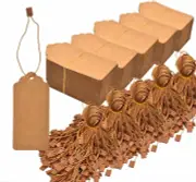 1000 PCS Hang Tag String,Large Price Tags with Quick Install String,Hanging Tags