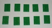 LEGO NEW 2x3 Green Plate (10x) 302128 Brick 3021