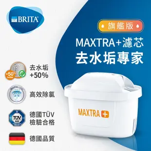 【德國BRITA】MAXTRA Plus 濾芯-去水垢專家 (3入/4入/6入)