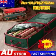 Christmas Xmas Wrapping Paper Storage Bag Tidy Gift Wrap Organizer Decoration WH