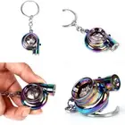 LED Light Keyring BOV Sound Electric Turbo Keychain Neo Rainbow Drift Racing