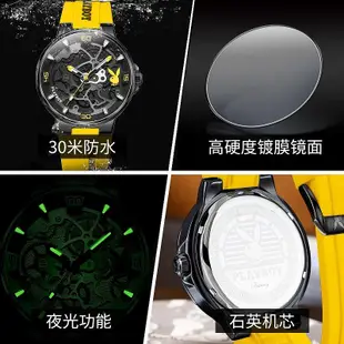 【】PLAYBOY 3052 時尚 運動  超薄 百搭手錶 學生兒童石英錶 （2023新款）男士手錶男
