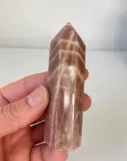Peach Moonstone Sunstone Tower High Grade T066a