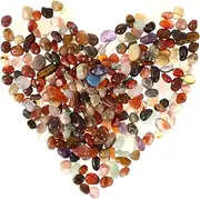 Outanaya 1Pack Tumbled River Rocks Pebbles for Garden Decor Polished Stones for Aquariums Flower Arrangements Pathways Water Features and Landscape Projects