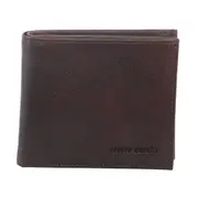 Pierre Cardin Italian Leather Tri-Fold Men's Wallet - Chocolate