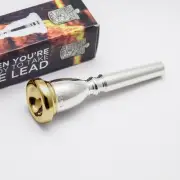 Bach 24K Gold Rim & Cup Commercial Trumpet Mouthpiece, 5MV NEW!