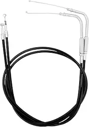 HDBUBALUS Motorcycle Throttle Cable Fit for Harley Sportster Iron XL 883 1200 Dyna Softail Road King (Size: 110cm)