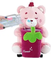 Trash Can for Car | Cute Car Tissue Holder | Plush Automotive Storage Box for Travel Road Trips Daily Commuting Kids Snacks Pet Waste Management