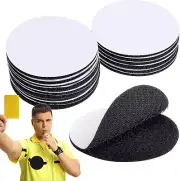 Chengu 12 Pairs Referee Patch Hook and Loop Dots 3 Inch Self Sticky Circle Hook