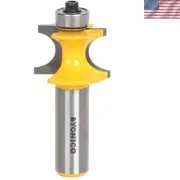 Craftsmanship Enhanced: 1/2-Inch Bullnose Beading Router Bit for Fine Detailing