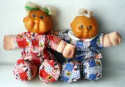 2X RARE VINTAGE 90'S CABBAGE PATCH KIDS KO 13" BOY & GIRL PLUSH DOLL NEW NOS !