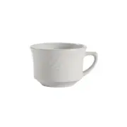 Tuxton China Inc YPF-0752 Sonoma 7 oz. Porcelain White Short Cup - 3 Doz