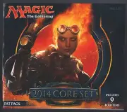 MTG Magic the Gathering 2014 BASE SET FAT PACK New Sealed 9 boosters