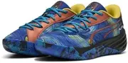 [PUMA] All-PRO Nitro Dylan Exhibit 311354 Basketball Shoes, 25 Spring/Summer Colors Vivid Blue/Tropical Blue (01), 28.5 cm