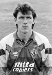 Tony Cascarino of Aston Villa at Villa Park in Birmingham England - Old Photo
