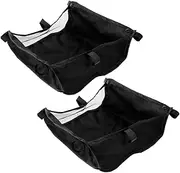 MERRYHAPY 2 Pcs Stroller Bottom Basket Organizer Mesh Netting Underseat Storage Baskets for Stroller Accessories Capacity and Easy Installation for Everyday Use