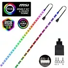 WS2812b RGB LED Strip 5V 3pin ARGB Gamin PC fr ASUS/MSI SYNC GIGABYTE Fusion 2.0