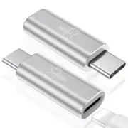 2 Pack Lightning to USB C Adapter for iPhone 15/16 Pro/Pro Max/Plus, Support ...